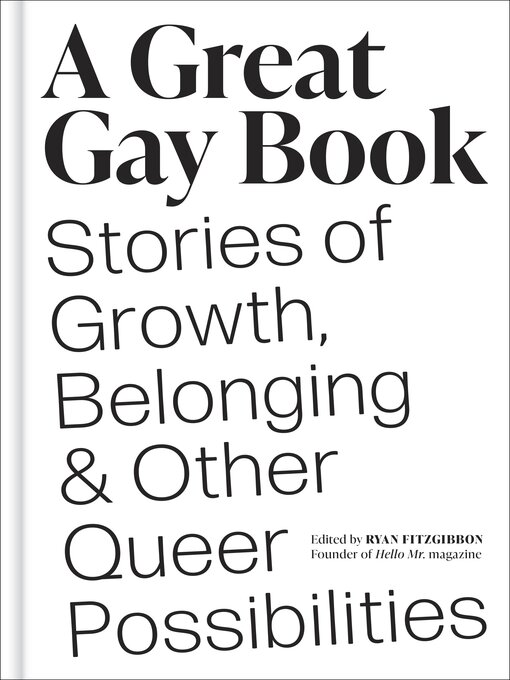 Title details for A Great Gay Book by Ryan Fitzgibbon - Available